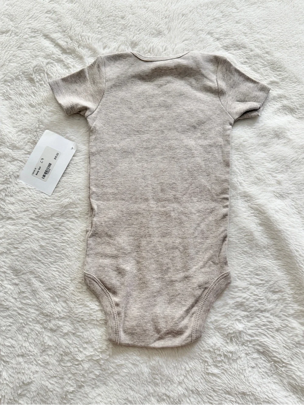Naps are For Quitters Custom Short Sleeve Baby Bodysuit Tan Oatmeal Size 12M